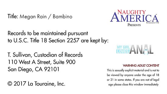 Megan Rain в черных чулках глубоко сосет и трахается в попу