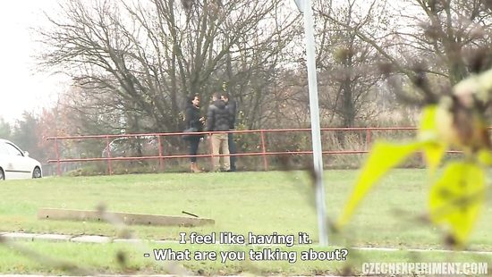 Чешка отсосала прохожему и отдалась в лесу