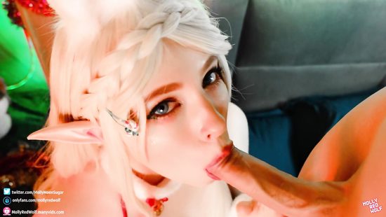 Немного спермы для послушной эльфийки