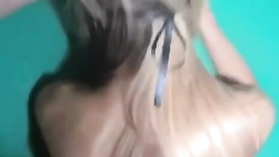 Упругая попка на моем хую.