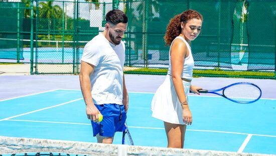 Как настоящая теннисистка