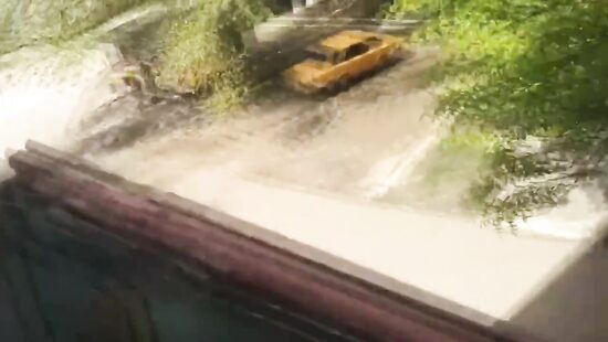 Минет на балконе