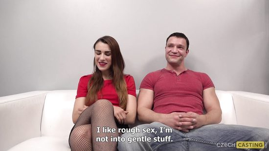 Чешка с заросшей мандой сношается с женихом на кастинге