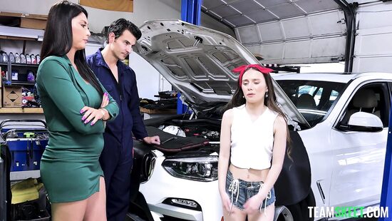 Семейный треугольник на шиномонтажке