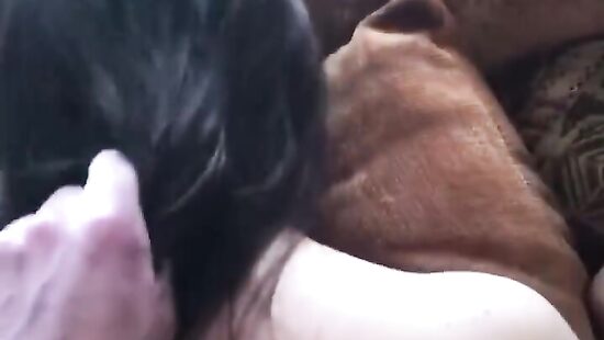 С узбечкой развлекаемся в даче.