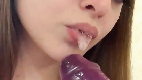 Тренировочка минета)))